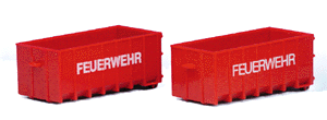 20' Containers -- Fire Dept. (red)