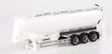 Trailer Only -- 3-Axle, 55-Cubic-Meter-Capacity Dry Bulk Tank Trailer