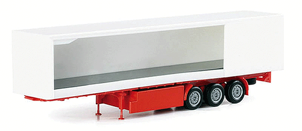 European Semi-Trailers -- 3-Axle Curtain Side w/Open Curtain-1
