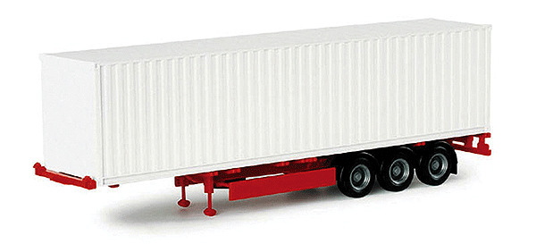 Tractor/Trailers -- 40' High Cube Container w/3-Axle Chassis