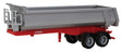 2-Axle Dump Trailer - Assembled -- Silver, Red