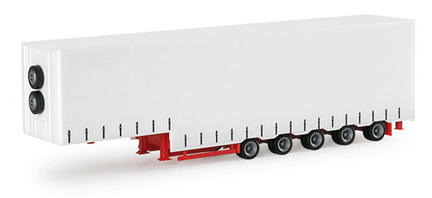 Trailer Only -- 5-Axle High-Capacity Canvas Side Flatbed