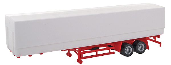 Trailer Only -- Canvas Covered 2-Axle Semi Trailer