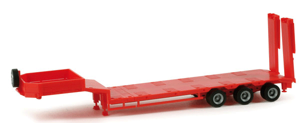 Goldhofer Drop-Deck Trailer w/Ramps - Assembled -- Various Standard Colors-1