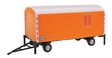 4-Wheel Construction Site Trailer -- #25 (orange)