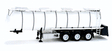 Bulk Food Tank Semi Trailer - Assembled -- Feldbinder (white)