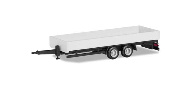 2-Axle Low-Side Deep-Loading Trailer - Assembled -- Undecorated