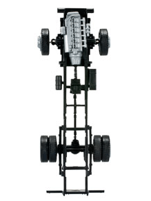 Chassis For Hlf 2000 -- Black pkg(2)