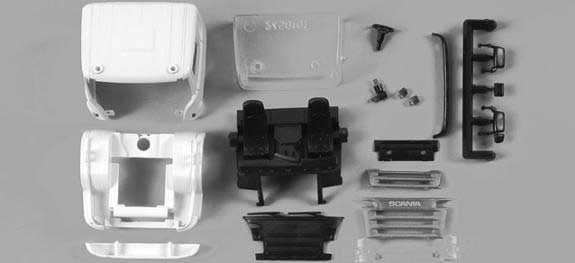 Scania M Cab with Flashing Lights  -- 2 Sets