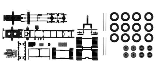 4-Axle Chassis For Mercedes Truck -- pkg(2)