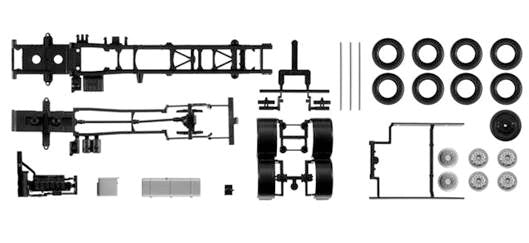 3-Axle Chassis For MAN TGX/TGS Truck -- pkg(2)