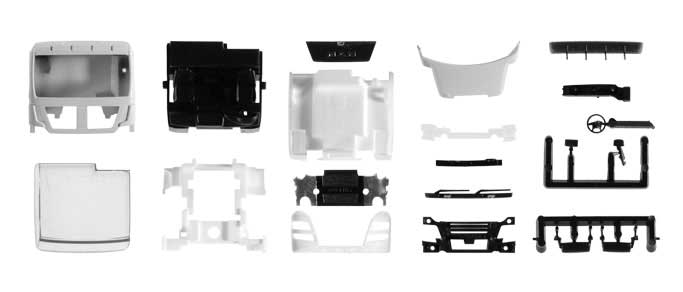 MAN TGX XL Cab Kit with Deflectors -- pkg(2)