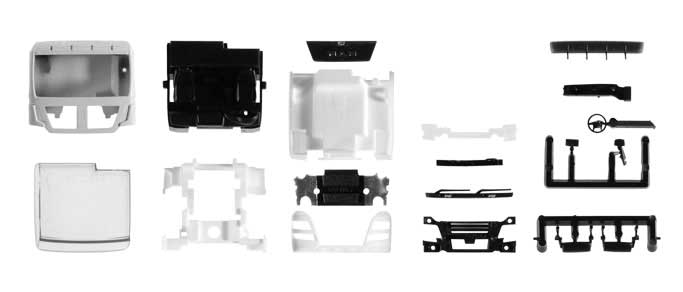 MAN TGX XL Cab Kit, No Deflectors -- pkg(2)
