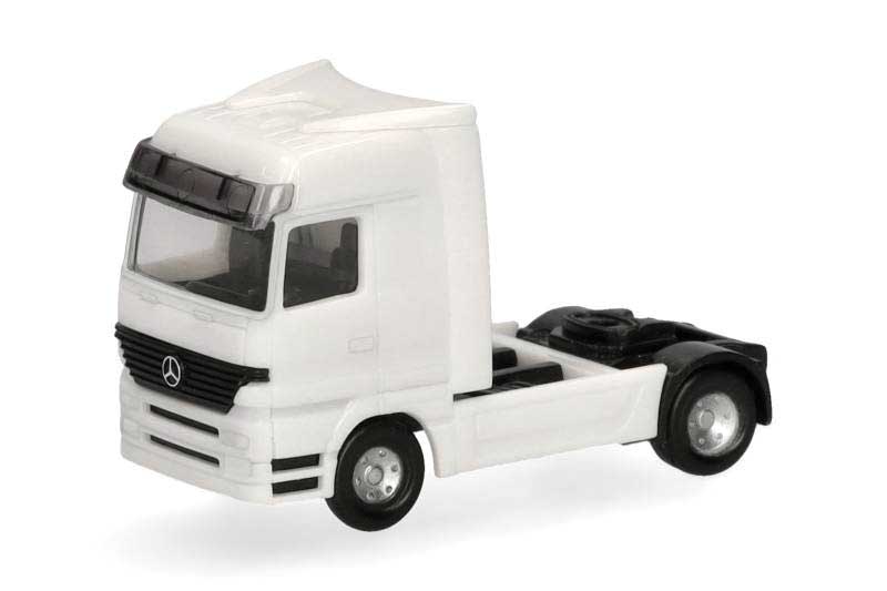 Mercedes-Benz Actros LH Tractor Only - Assembled -- Unpainted (white) pkg(2)