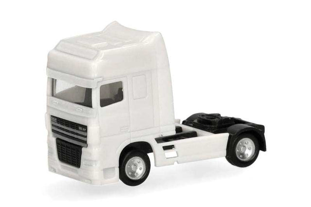 DAF 95 XF Tractor Only - Assembled -- Unpainted (white) pkg(2)