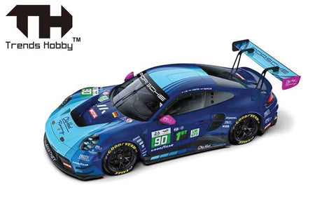 Porsche 911 GT3 - Assembled -- #90 Le Mans 24 Hour (blue)-1