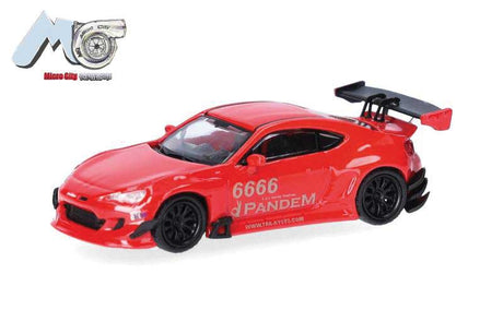 Toyota GT86 - Assembled -- Pandem #6666 (red, black)