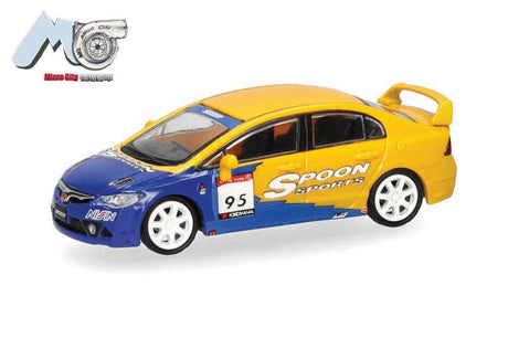 Honda Civic FD2 - Assembled -- Spoon Sports #95 (yellow, blue)