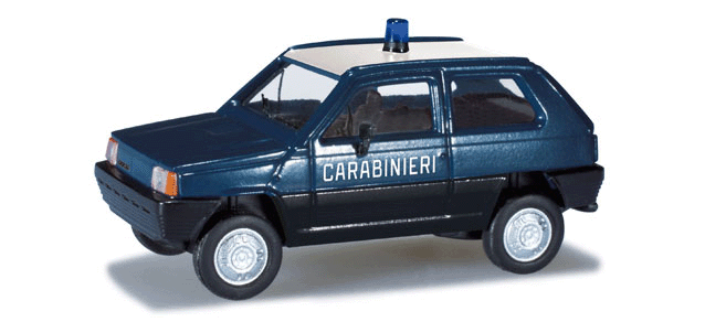 Fiat Panda Station Wagon - Assembled -- Carabinieri Military Police (blue, black, Italian Lettering)