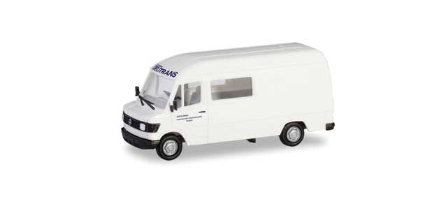 Mercedes-Benz 207 D Cargo Van - Assembled -- Deutrans (white, German Lettering)