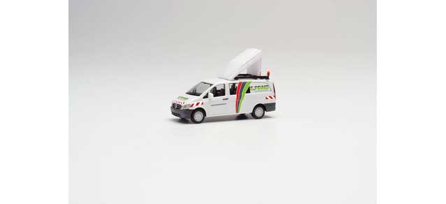 Mercedes-Benz Vito Passenger Van - Assembled -- Enrico Feind (pilot van, white, German Lettering)