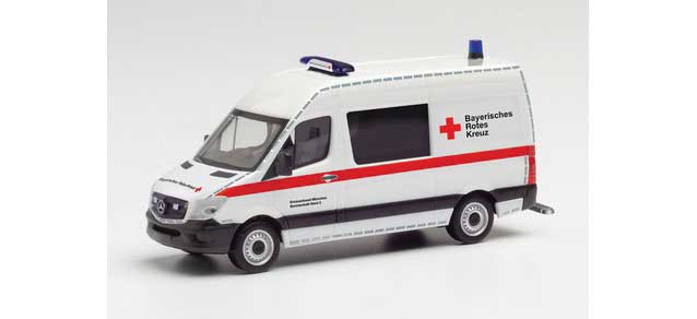 Mercedes-Benz Sprinter High-Roof Passenger Van - Assembled -- DRK Disaster Control (white, red, German Lettering)