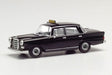 Mercedes-Benz 200 Tail Fin Taxi - Assembled -- Black