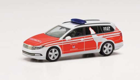 Volkswagen Passat Station Wagon - Assembled -- Fire Department (orange, white, German Lettering)