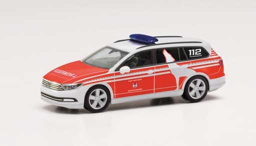 Volkswagen Passat Station Wagon - Assembled -- Fire Department (orange, white, German Lettering)