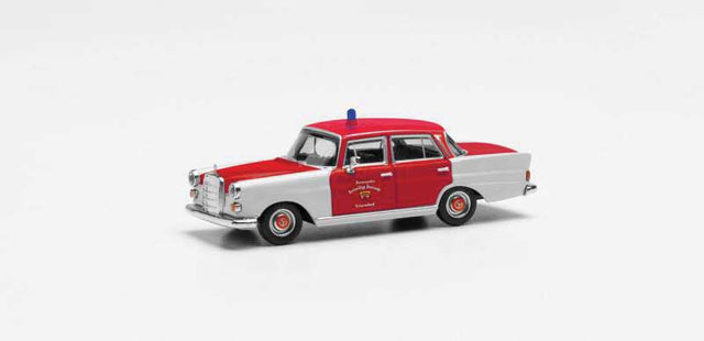 Mercedes-Benz 200 Sedan - Assembled -- Fire Department (white, red, German Lettering)