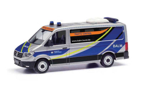 Volkswagen Crafter Cargo Van - Assembled -- Traffic Control Police (blue, silver, German Lettering)