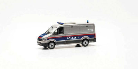 2011 Volkswagen Crafter Cargo Van Sedan - Assembled -- Police (silver, blue, red, German Lettering)
