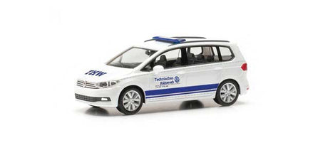 Volkswagen Touran Passenger Van - Assembled -- THW (white, blue, German Lettering)