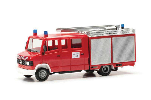 Mercedes-Benz T2 LF Fire Truck - Assembled -- Fire Department (red, white, German Lettering)