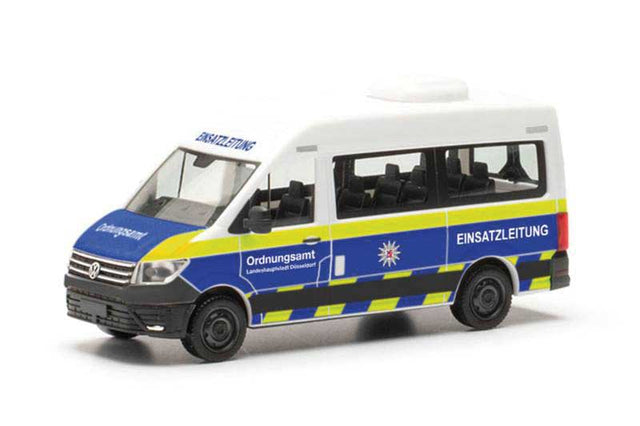 Volkswagen Crafter Passenger Van - Assembled -- Public Order Office (blue, white, yellow, German Lettering)