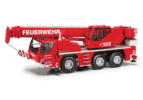 Liebherr LTM 1045 Mobile Crane - Assembled -- Fire Department (red, white, German Lettering)
