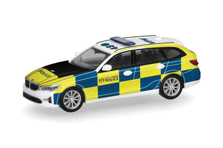 BMW 3 Series Station Wagon - Assembled -- London, England, Police (white, blue, yellow)