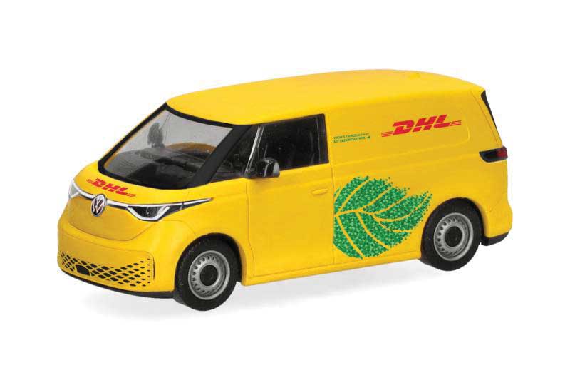2024 Volkswagen ID Buzz Electric Cargo Van - Assembled -- DHL (yellow, green, red, German Lettering)