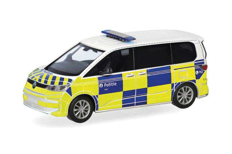 Volkswagen Multivan Passenger Van - Assembled -- Police (white, blue, yellow, German Lettering)