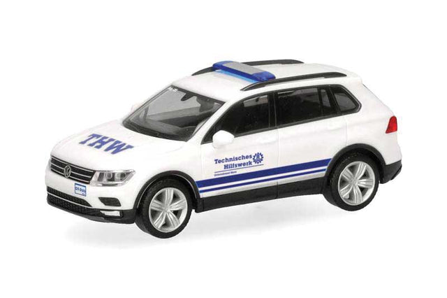 Volkswagen Tiguan SUV - Assembled -- THW (white, blue, German Lettering)