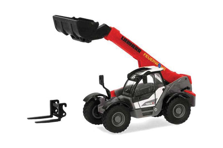 Liebherr T60-9s Telescopic Handler - Assembled -- Fire Department (red, gray, white, German Lettering)