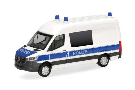 Mercedes-Benz Sprinter High-Roof Passenger Van - Assembled -- Police (white, blue, German Lettering)