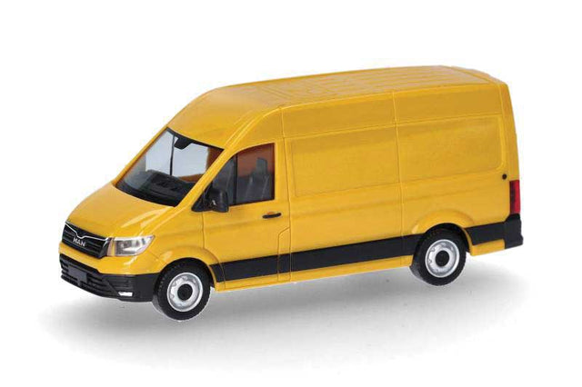 MAN ETGE High-Roof Cargo Van - Assembled -- Yellow, Black
