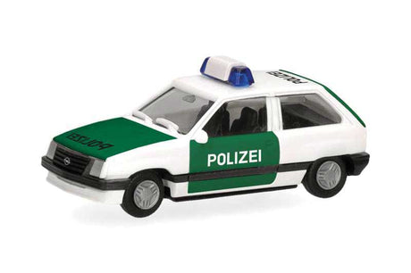 Opel Corsa A Station Wagon - Assembled -- Police (white, green, German Lettering)