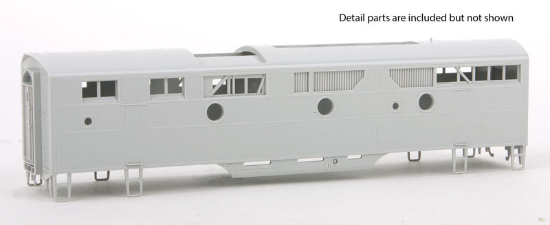 EMD F9 B Unit Shell Kit w/Farr Grilles -- Kit - Undecorated