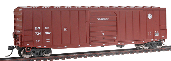 ACF 50'6" Boxcar, Single Corrugated Door w/Droop Sill, Dreadnaught Ends -- Burlington Northern Santa Fe