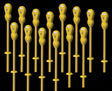 Parking Meters pkg(14) -- Yellow