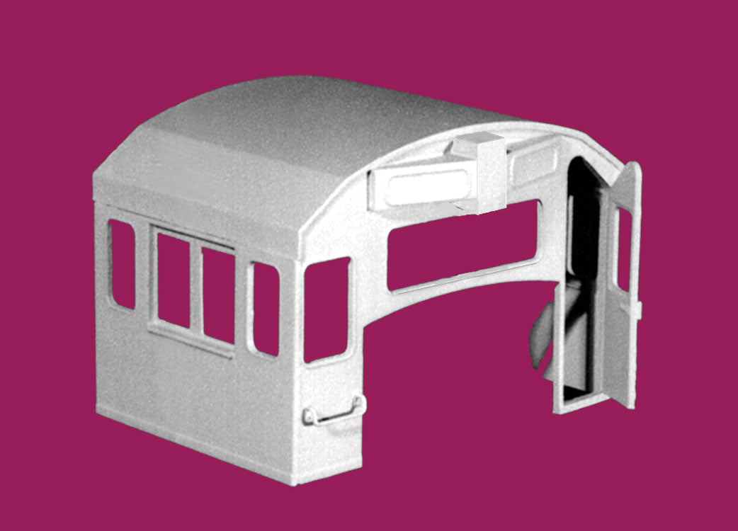 GE Single-Pane Front Window Cab -- U-25 Series-2