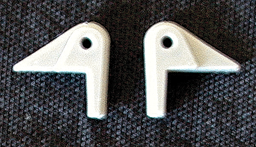 EMD Lifting Lugs for E & F Units 2 Pair -- Santa Fe Style for Rear