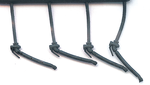 22" AAR Air Hoses - Molded Rubber -- 2 Pairs